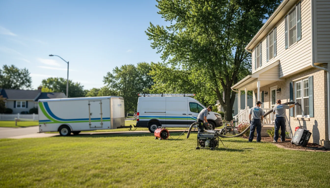 Flooded Basement Restoration And Cleanup With Repair in Cashton, WI near me